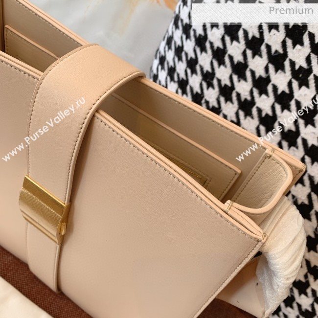 Bottega Veneta Marie Lambskin Slim Padded Shoulder Bag Nude 2019  (MS-0030213)