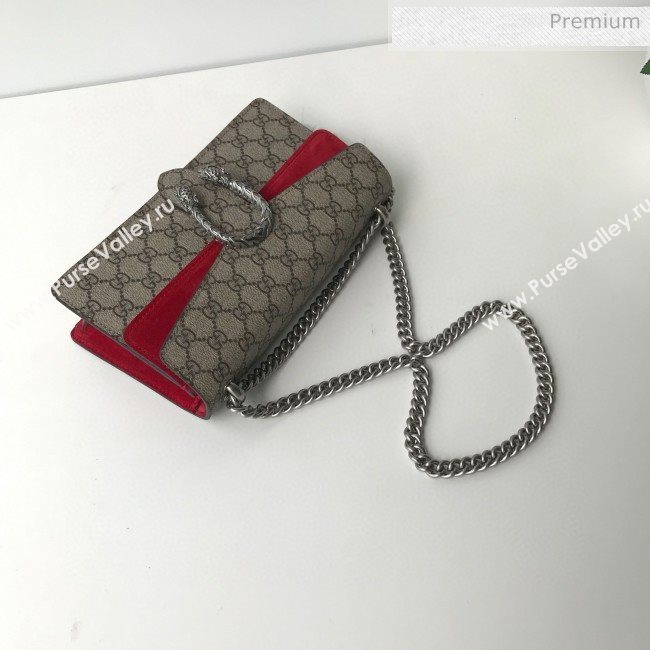 Gucci Dionysus GG Canvas Small Shoulder Bag 499623 Red 2020 (DLH-20030831)