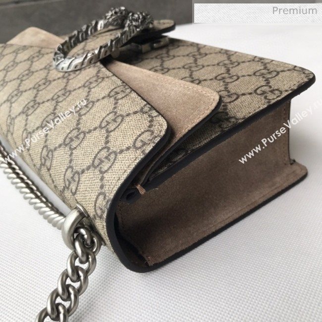 Gucci Dionysus GG Canvas Small Shoulder Bag 499623 Khaki 2020 (DLH-20030833)