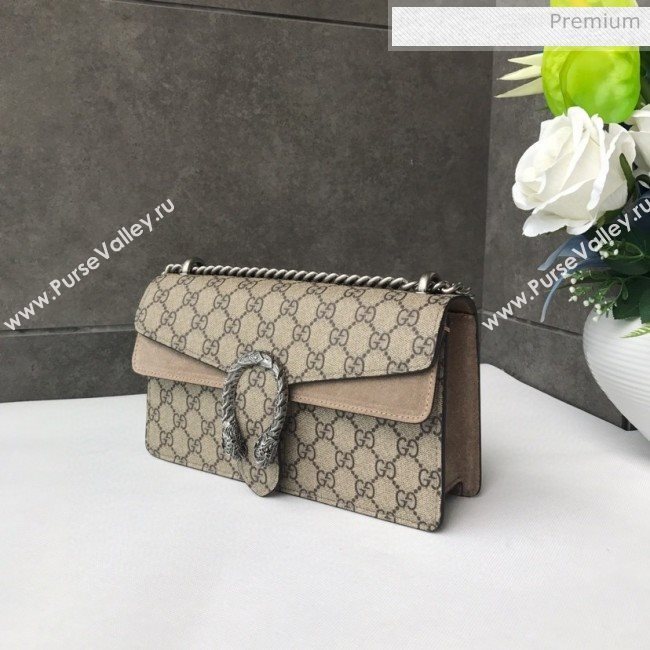 Gucci Dionysus GG Canvas Small Shoulder Bag 499623 Khaki 2020 (DLH-20030833)