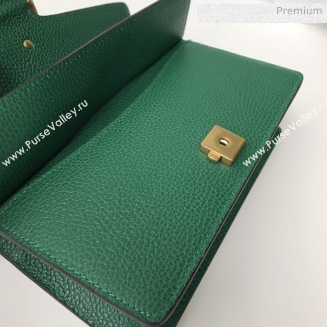 Gucci Dionysus Leather Small Shoulder Bag 499623 Green 2020 (DLH-20030828)