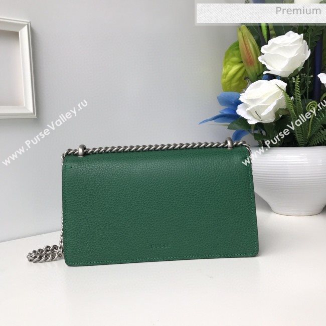 Gucci Dionysus Leather Small Shoulder Bag 499623 Green 2020 (DLH-20030828)