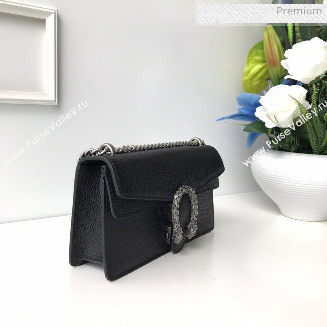 Gucci Dionysus Leather Small Shoulder Bag 499623 Black 2020 (DLH-20030829)