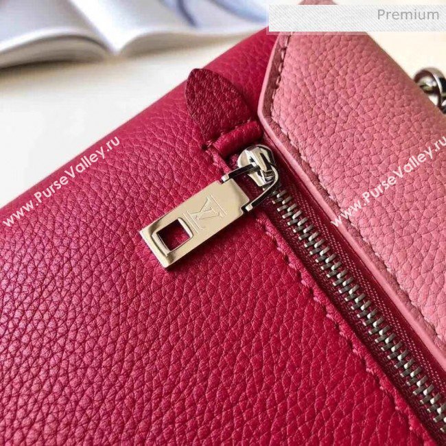 Louis Vuitton Mylockme Schoolbag Shaped Top Handle Bag M53891 Beige/Red/Pink   (KI-20031120)