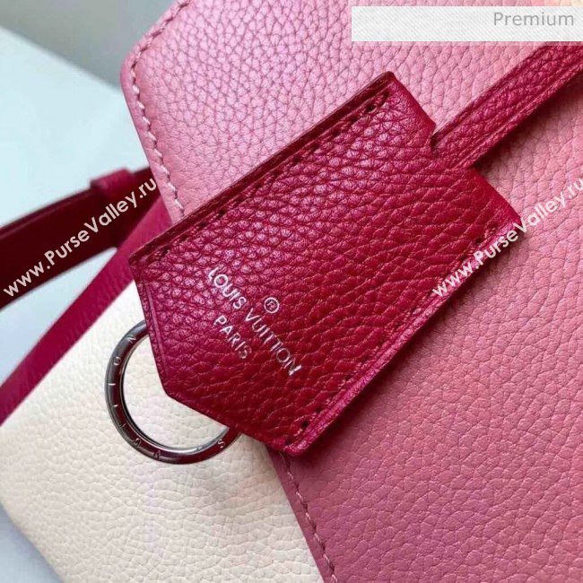 Louis Vuitton Mylockme Schoolbag Shaped Top Handle Bag M53891 Beige/Red/Pink   (KI-20031120)