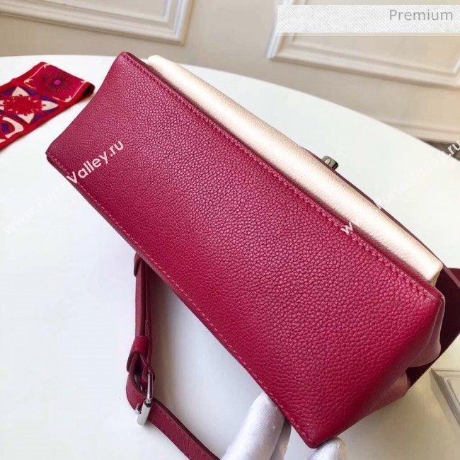 Louis Vuitton Mylockme Schoolbag Shaped Top Handle Bag M53891 Beige/Red/Pink   (KI-20031120)
