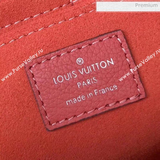 Louis Vuitton Mylockme Schoolbag Shaped Top Handle Bag M54506 Beige/Red/Brown  (KI-20031122)