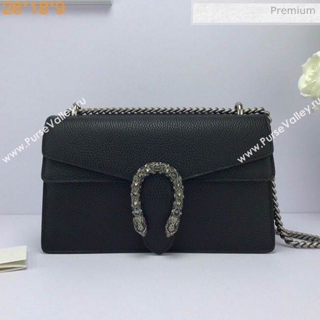 Gucci Dionysus Leather Small Shoulder Bag 400249 Black (DLH-20031124)