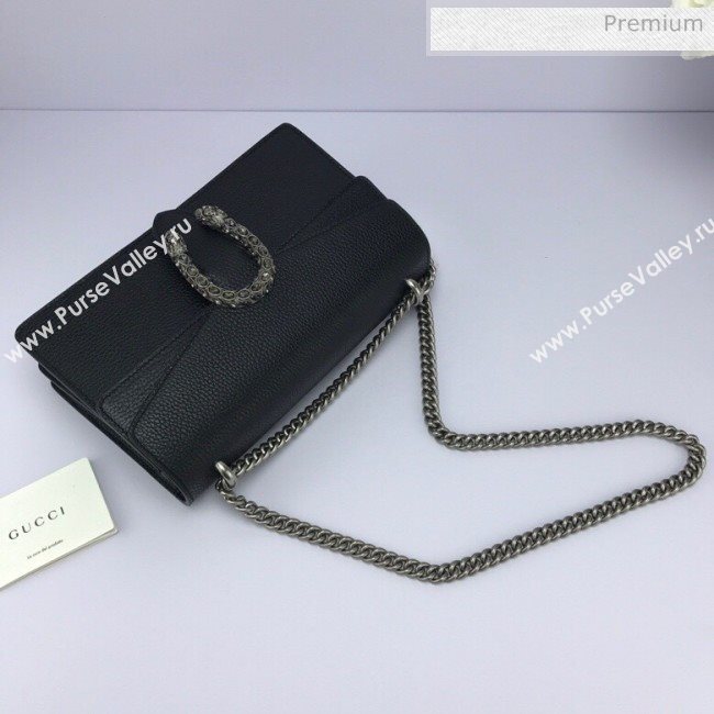 Gucci Dionysus Leather Small Shoulder Bag 400249 Black (DLH-20031124)