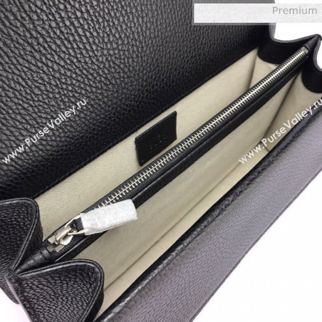 Gucci Dionysus Leather Small Shoulder Bag 400249 Black (DLH-20031124)