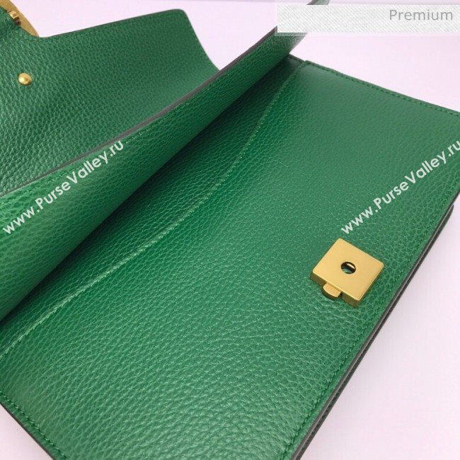 Gucci Dionysus Leather Small Shoulder Bag 400249 Green (DLH-20031125)