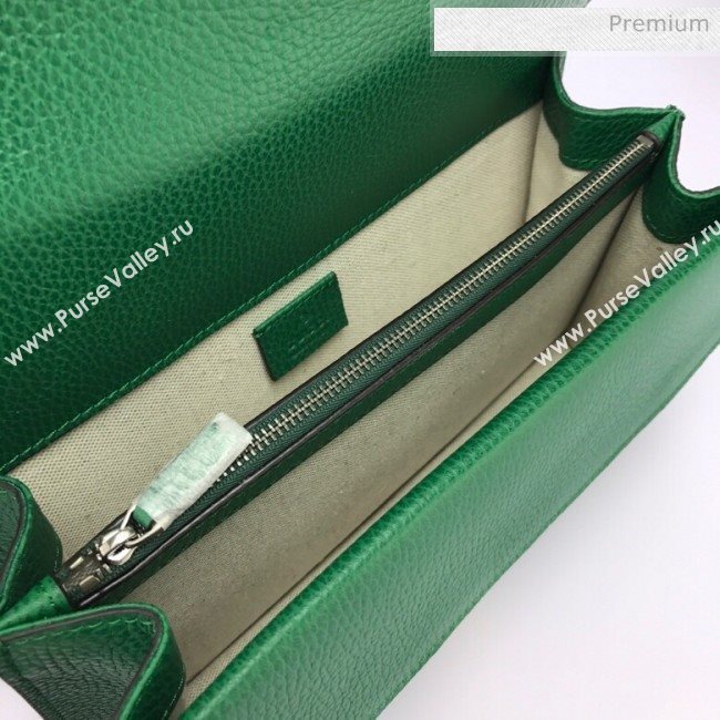 Gucci Dionysus Leather Small Shoulder Bag 400249 Green (DLH-20031125)