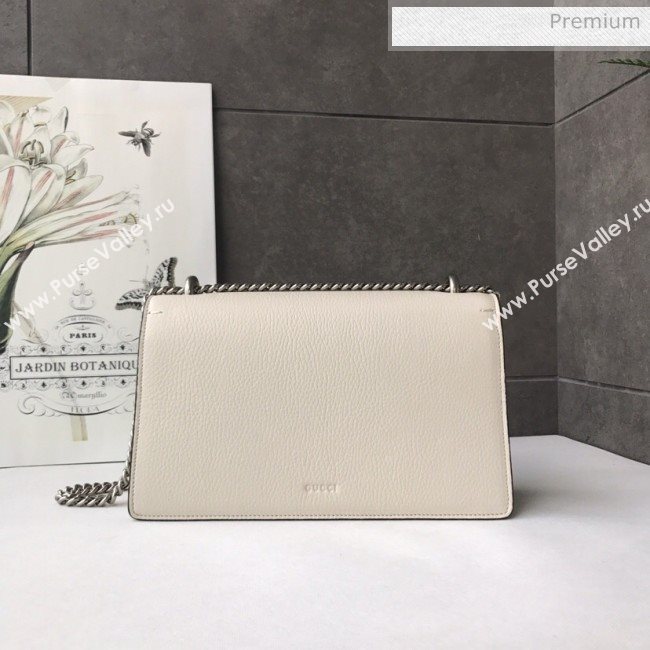 Gucci Dionysus Leather Small Shoulder Bag 400249 White/Silver (DLH-20031126)