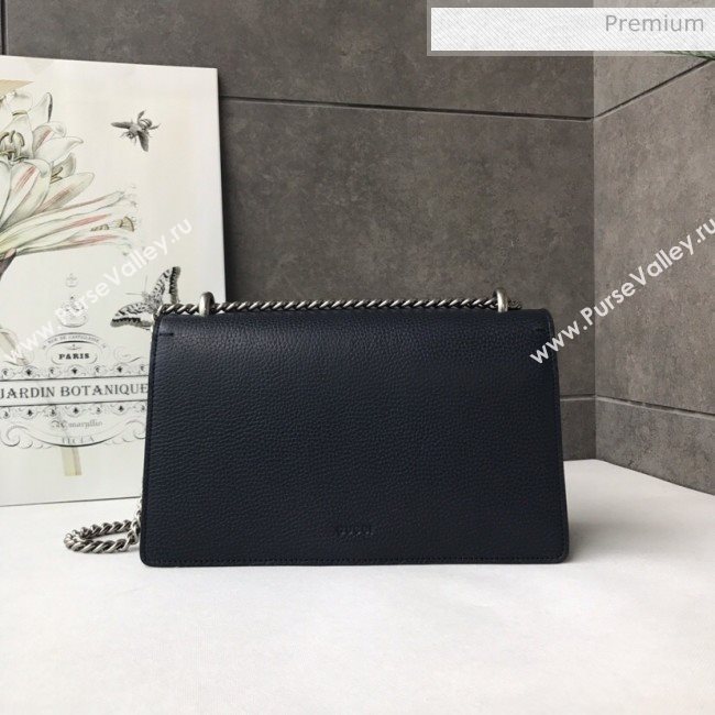 Gucci Dionysus Leather Small Shoulder Bag 400249 Navy Blue  (DLH-20031128)