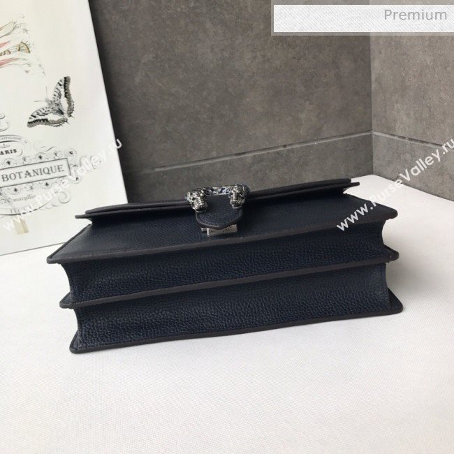 Gucci Dionysus Leather Small Shoulder Bag 400249 Navy Blue  (DLH-20031128)