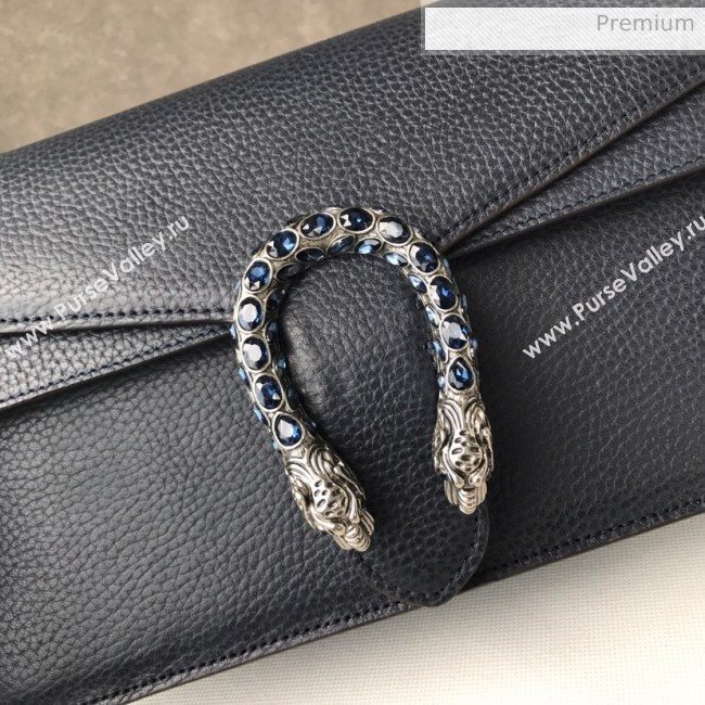 Gucci Dionysus Leather Small Shoulder Bag 400249 Navy Blue  (DLH-20031128)