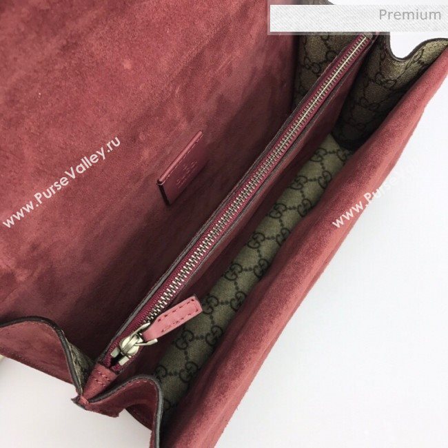 Gucci Dionysus GG Canvas Small Shoulder Bag 400249 Burgundy (DLH-20031131)