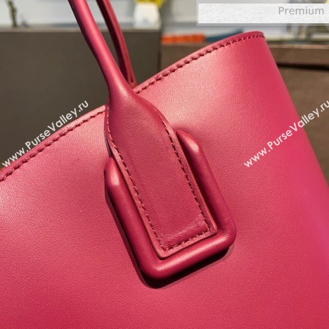 Bottega Veneta Smooth Leather Mini Basket Tote Bag Red 2020 (MS-20031135)