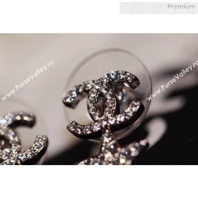 Chanel Crystal CC Star Short Earrings 2020 (YF-20031202)