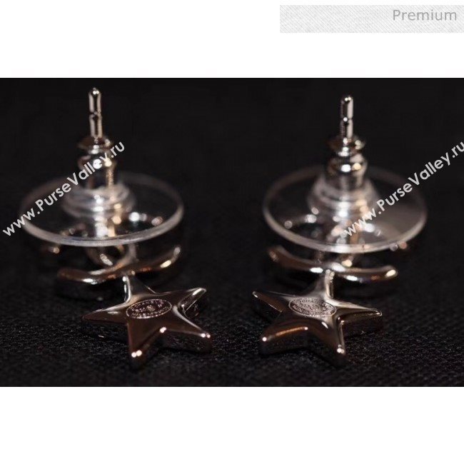 Chanel Crystal CC Star Short Earrings 2020 (YF-20031202)