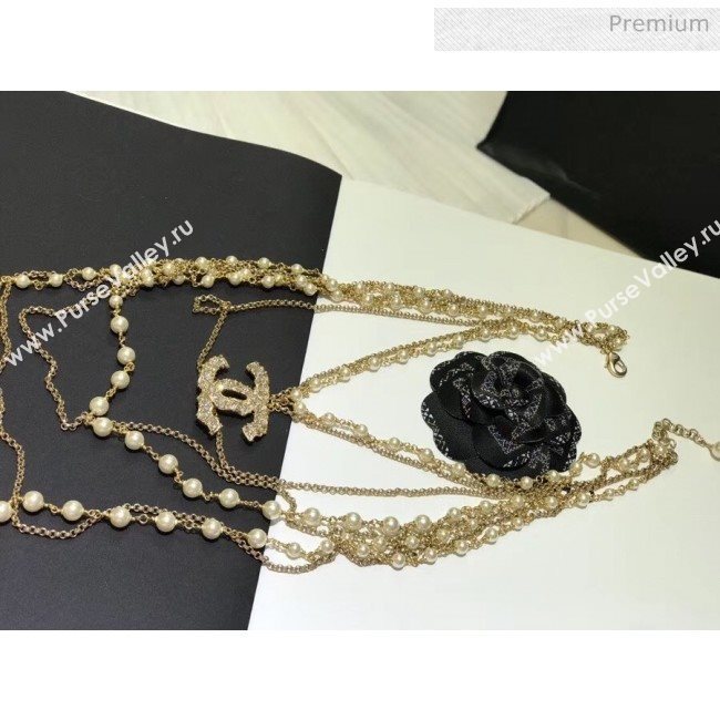 Chanel Pearl Chain Layer Long Necklace 2020 (YF-20031207)