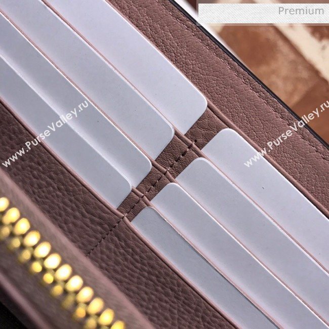 Gucci GG Marmonet Leather Mini Chain Bag 401232 Pink (DLH-200313030)