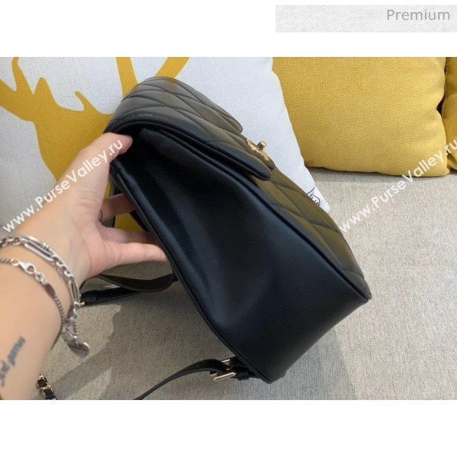 Chanel Quilted Lambskin Backpack AS1116 Black 2020 (KS-20031108)