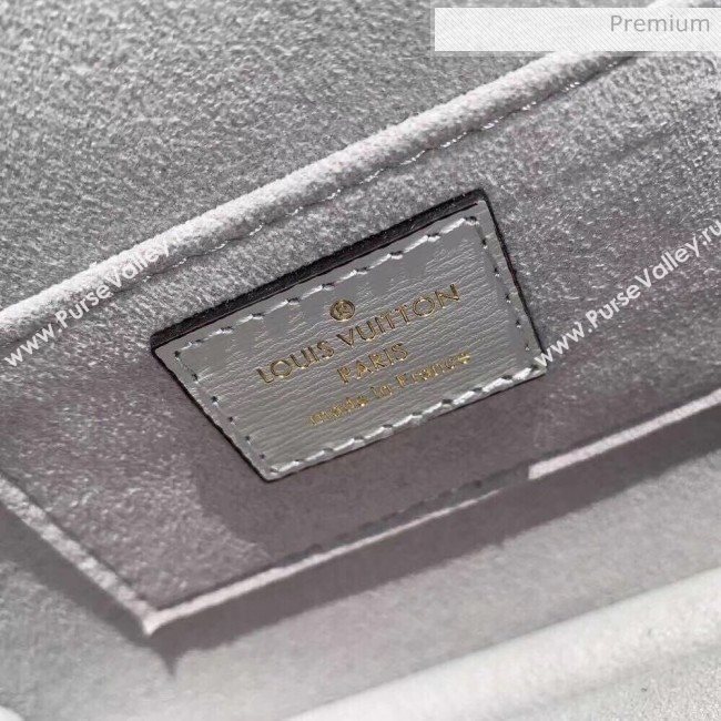 Louis Vuitton Dauphine Mini Smooth Leather Shoulder Bag M55837 Grey 2020 (KI-20031112)