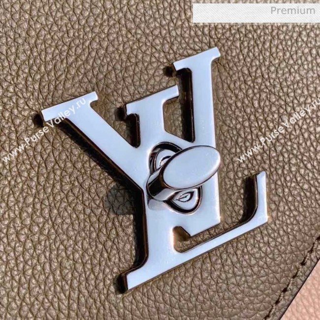 Louis Vuitton Mylockme BB Schoolbag Shaped Shoulder Bag M55522 Green/Beige/Black 2020 (KI-20031115)