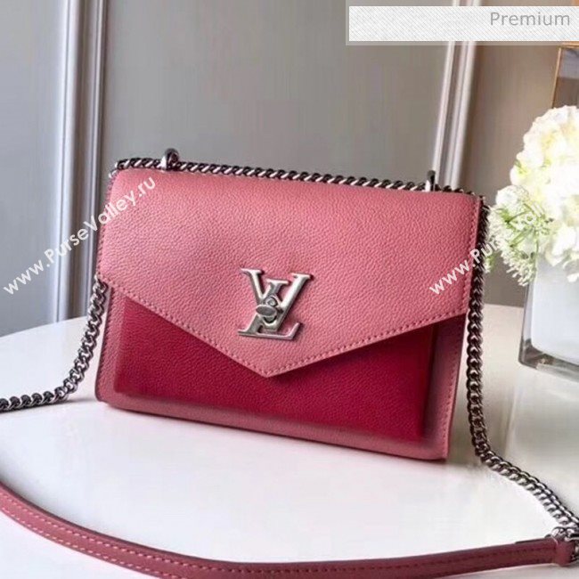 Louis Vuitton Mylockme BB Schoolbag Shaped Shoulder Bag M51492 Pink/Red 2020 (KI-20031116)