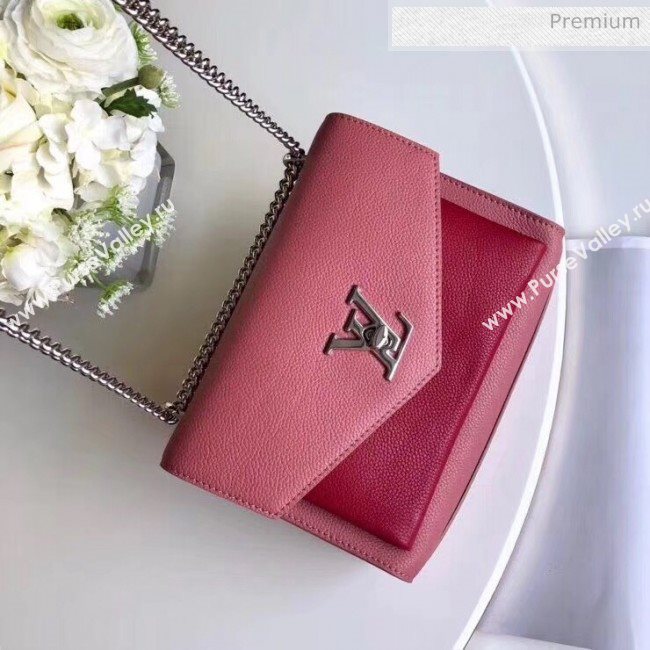 Louis Vuitton Mylockme BB Schoolbag Shaped Shoulder Bag M51492 Pink/Red 2020 (KI-20031116)