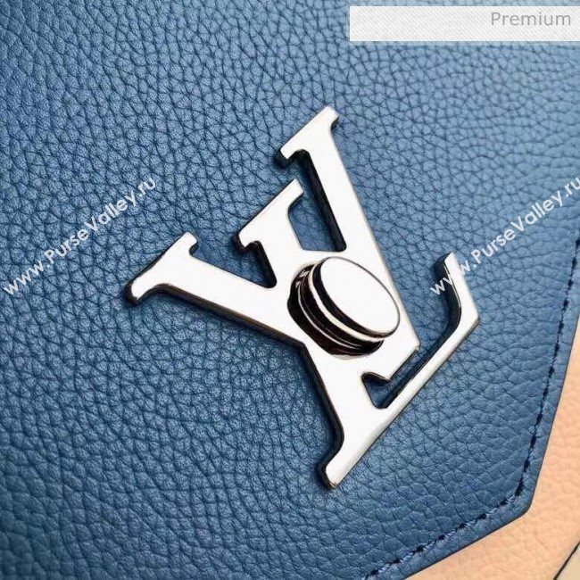 Louis Vuitton Mylockme BB Schoolbag Shaped Shoulder Bag M51418 Blue/Beige 2020 (KI-20031117)
