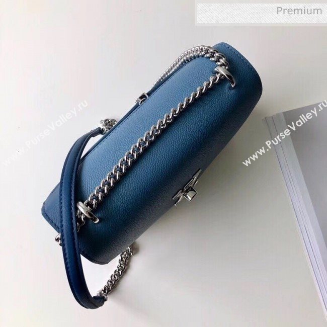 Louis Vuitton Mylockme BB Schoolbag Shaped Shoulder Bag M51418 Blue/Beige 2020 (KI-20031117)