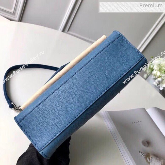 Louis Vuitton Mylockme BB Schoolbag Shaped Shoulder Bag M51418 Blue/Beige 2020 (KI-20031117)