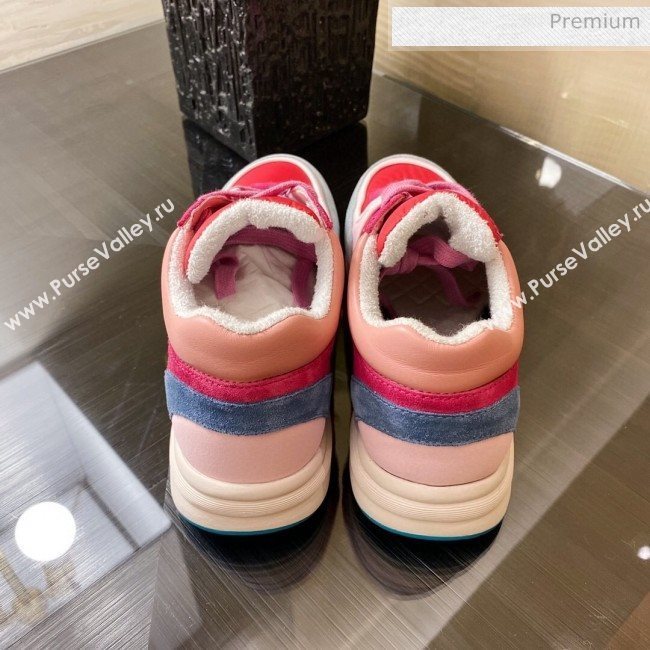 Chanel Fabric and Suede Calfskin Sneakers G34360 Orange 2020 (XO-20031403)