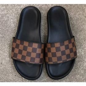 Louis Vuitton Waterfront Rubber Mules Damier Ebene Canvas (yiming-9061728)