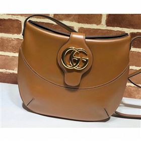 Gucci Double G Arli Medium Shoulder Bag 568857 Brown 2019 (delihang-9061444)