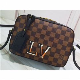 Louis Vuitton Damier Ebene Canvas 3D LV Santa Monica Bag N40189 Noir 2019 (gaoshang-9062021)
