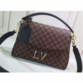 Louis Vuitton Damier Ebene Canvas 3D LV Beaubourg MM Bag N40177 Noir 2019 (gaoshang-9062017)