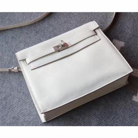 Hermes Kelly Danse Bag in Swift Leather White (AYAN-9062809)