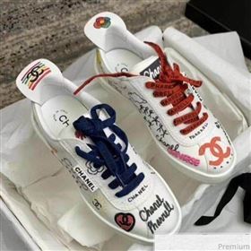 Chanel COCO Graffiti Sneakers 2019(Top Quality) (DLY-9041327)