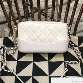 Chanel Gabrielle Clutch on Chain/Mini Bag A94505 White 2019 (JDH-9032508)