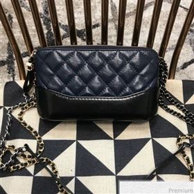 Chanel Gabrielle Clutch on Chain/Mini Bag A94505 Dark Blue/Black 2019 (JDH-9032510)