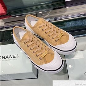Chanel Suede Calfskin Sneakers G34760 Camel 2019 (XO-9032822)
