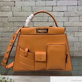 Fendi Peekaboo Mini Pocket Orange 2019 (AFEI-9032620)