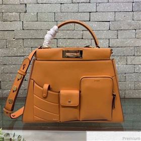 Fendi Peekaboo Regular Pocket Orange 2019 (AFEI-9032623)