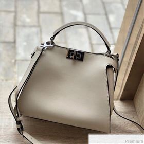 Fendi Peekaboo Essentially 27cm Light Beige 2019 (SUSU-9032630)