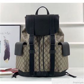 Gucci soft GG supreme canvas backpack 450958 Beige (LXH-9030641)