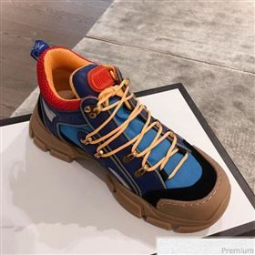Gucci Flashtrek Sneaker Blue/Orange 2018 (KL-9030824)
