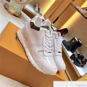 Louis Vuitton Run Away Sneaker in Silk Calfskin White/Monogram 2019 (SIYA-9030835)